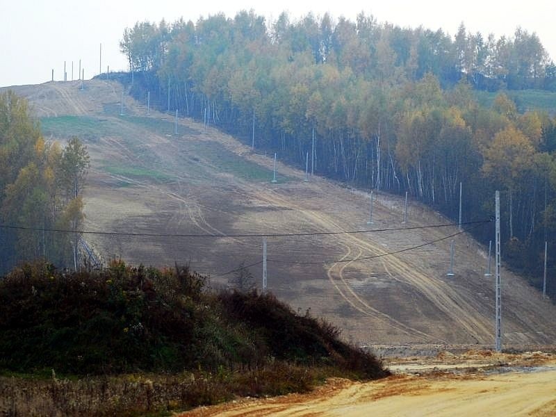 Tak wygląda stok w Konarach pod Klimontowem (powiat...