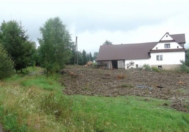 Zniszczenia w gminie Mszana Dolna