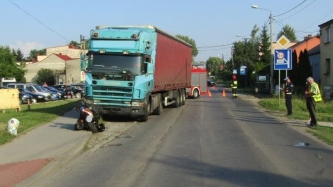 Jak ustaliła policja, kierujący motocyklem yamasaki 43-letni...