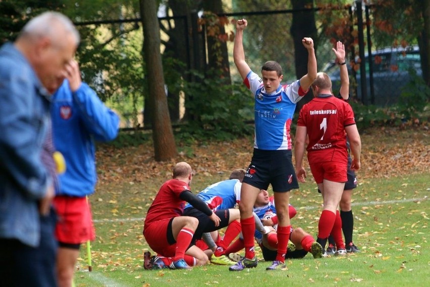 Rugby: Budowlani Lublin pokonali Skrę Warszawa (ZDJĘCIA)