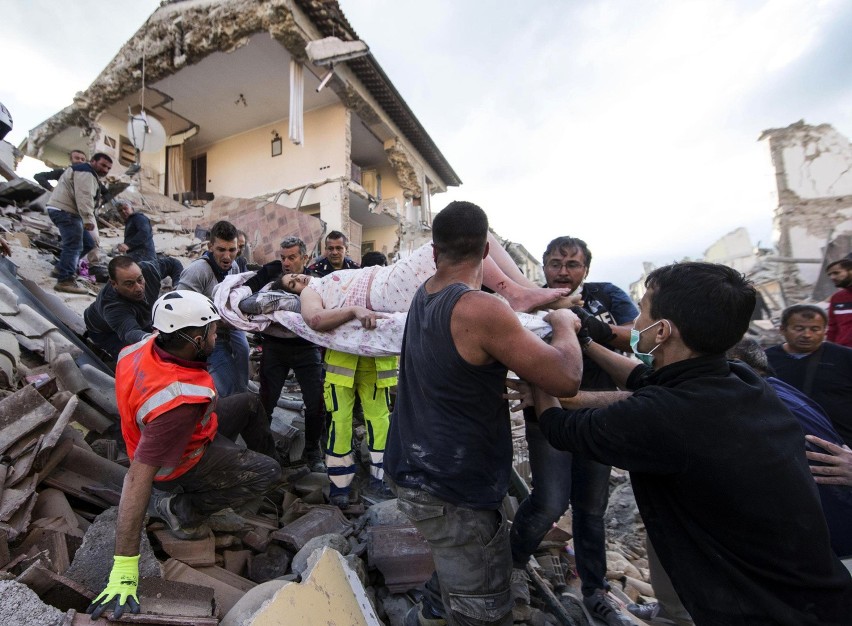 Trzęsienie ziemi we Włoszech. Największe straty w Amatrice....