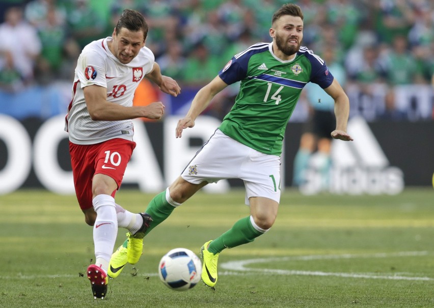 Arkadiusz Milik strzelił na 1:0 w meczu Polska - Irlandia