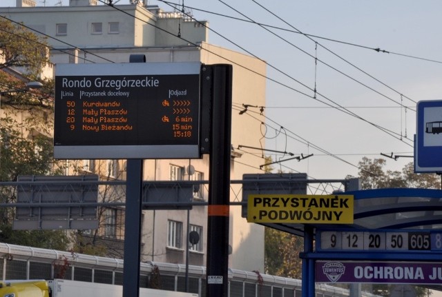 Z tablic na przystankach zniknęła informacja o jakości powietrza w Krakowie