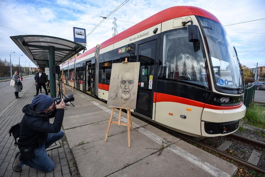 Marian Kołodziej został patronem tramwaju w Gdańsku....