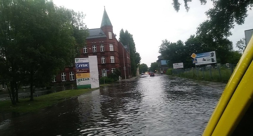Woda zalała wiele ulic w Gorzowie