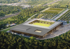 Nowy stadion GKS Katowice - wizualizacja