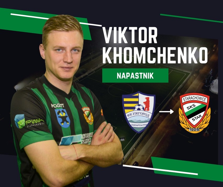 Hit transferowy w Hummel 4 lidze. Były gracz ukraińskiej ekstraklasy Wiktor Chomczenko zagra w Starze Starachowice