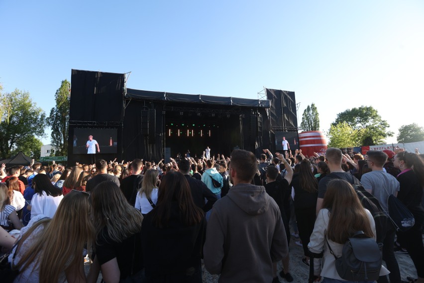 Pierwszy koncert Juvenaliów 2022 na Miasteczku Studenckim...