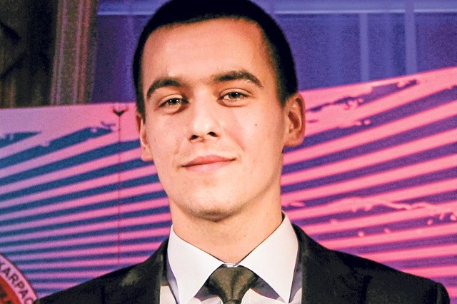 Szymon Kaliniec wychował się w Resovii. Obecnie piłka to w jego życiu priorytet, ale nagrodą był mocno zaskoczony.