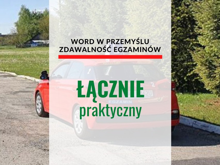 WORD w Przemyślu, ilość egzaminów i zdawalność od 11 do 25...