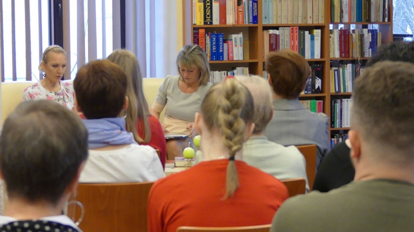Spotkanie w Agatą Marzec w Bibliotece Miejskiej w Słupsku