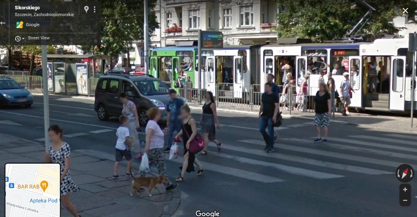 Mieszkańcy Szczecina na Google Street View. Zobacz, czy samochody Google uchwyciły Cię na zdjęciu! [GALERIA – 16.09.2021]