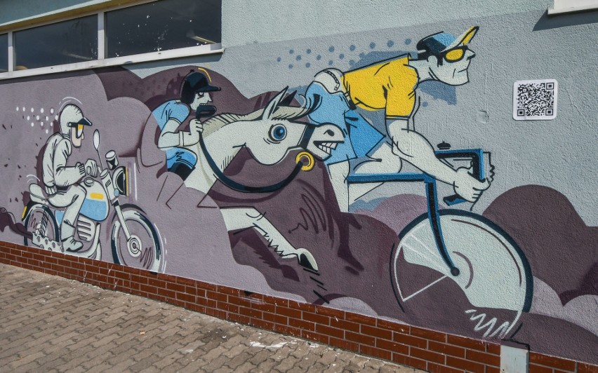 Nowy mural powstał w Bydgoszczy. Można go obejrzeć na ulicy...