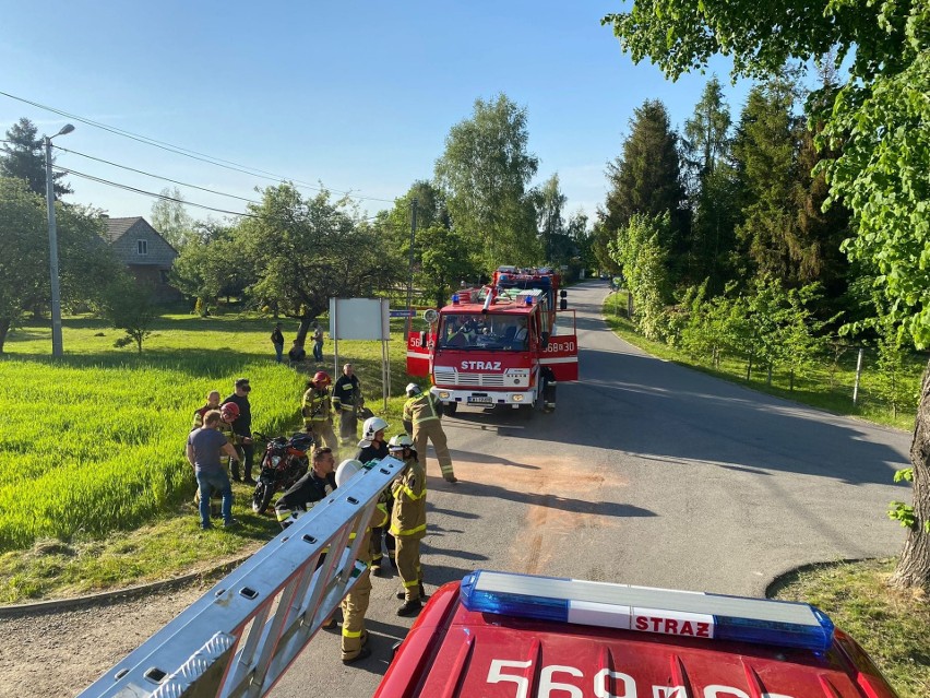 Wypadek w Niżowej koło Gdowa w powiecie wielickim. Zderzyły...