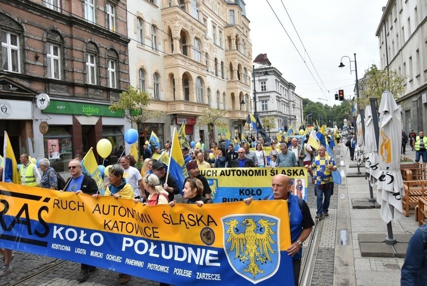 Archiwalne zdjęcie z Marszu Autonomii Śląska.