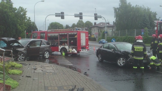 Do wypadku doszło na ulicy Lwowskiej w Rzeszowie. Policja informuje, że nie ma już utrudnień w ruchu.