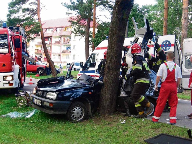 W poniedziałkowym wypadku w Lęborku zginęła jedna osoba, trzy inne zostały ranne