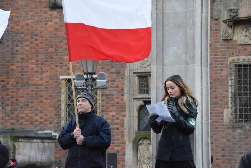 Narodowcy manifestowali przeciw zbyt dużej liczbie Ukraińców...