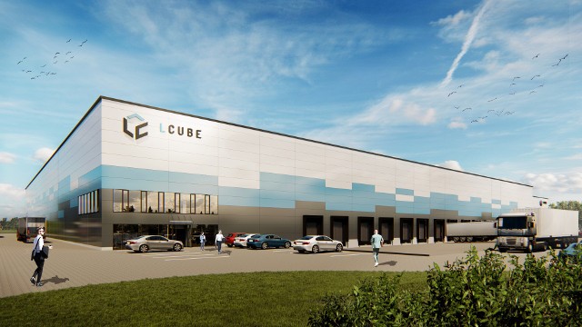 Tak ma się prezentować nowe centrum  LCube Logistic Park Wrocław. Jego atutem mają być m.in. lokalizacja oraz nowoczesne, proekologiczne rozwiązania.