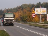 Leźno: Ruch wahadłowy na krajowej "siódemce"