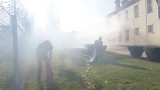 Ćwiczenia w białostockim areszcie ŻUBR 2021. Funkcjonariusze opanowali zamieszki. Był też pożar i zatrucie chemikaliami (zdjęcia)