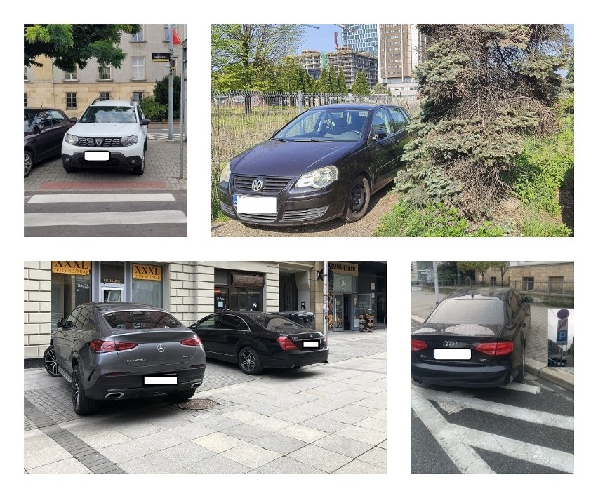 Mistrzowie parkowania w Katowicach przyłapani w ramach akcji...