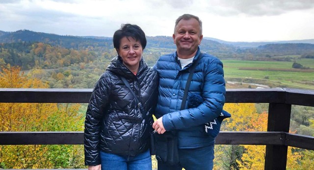 Jacek Nowak uwielbia spacerować wraz z żoną Bernardą