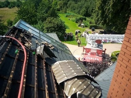 Pożar w Brodach w powiecie koneckim. W akcji 10 zastępów strażaków. Zobacz zdjęcia z akcji