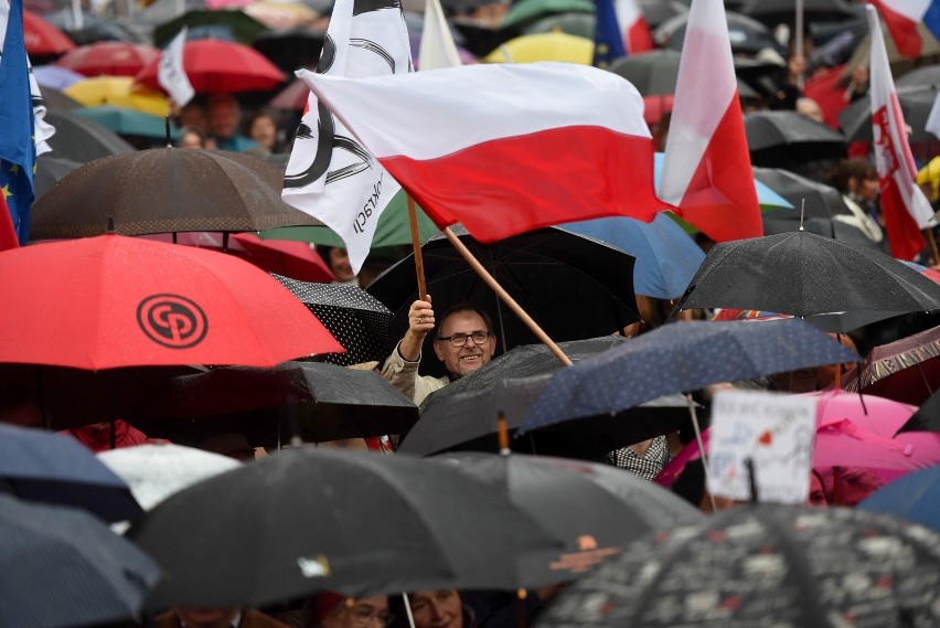 KOD manifestował w obronie wolności