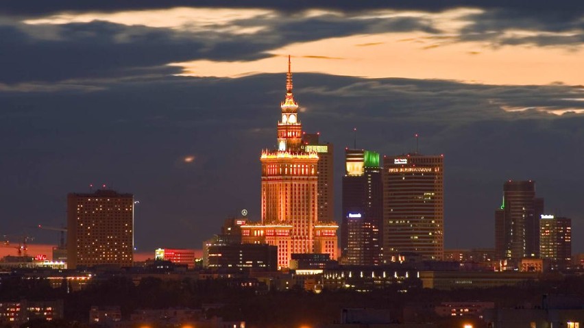 Odbudowana po II wojnie światowej Warszawa