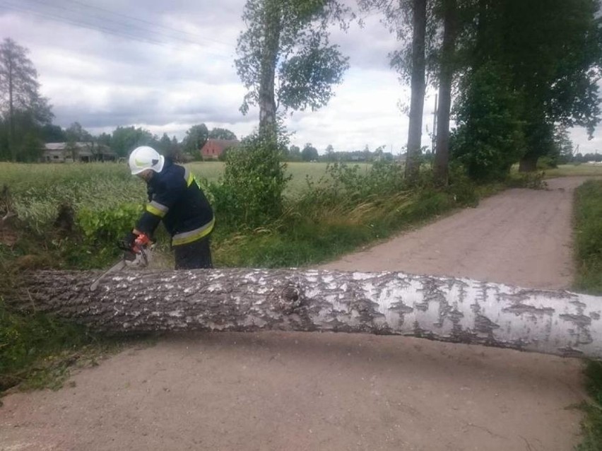 W czwartkowe popołudnie przez Wielkopolskę przeszła potężna...