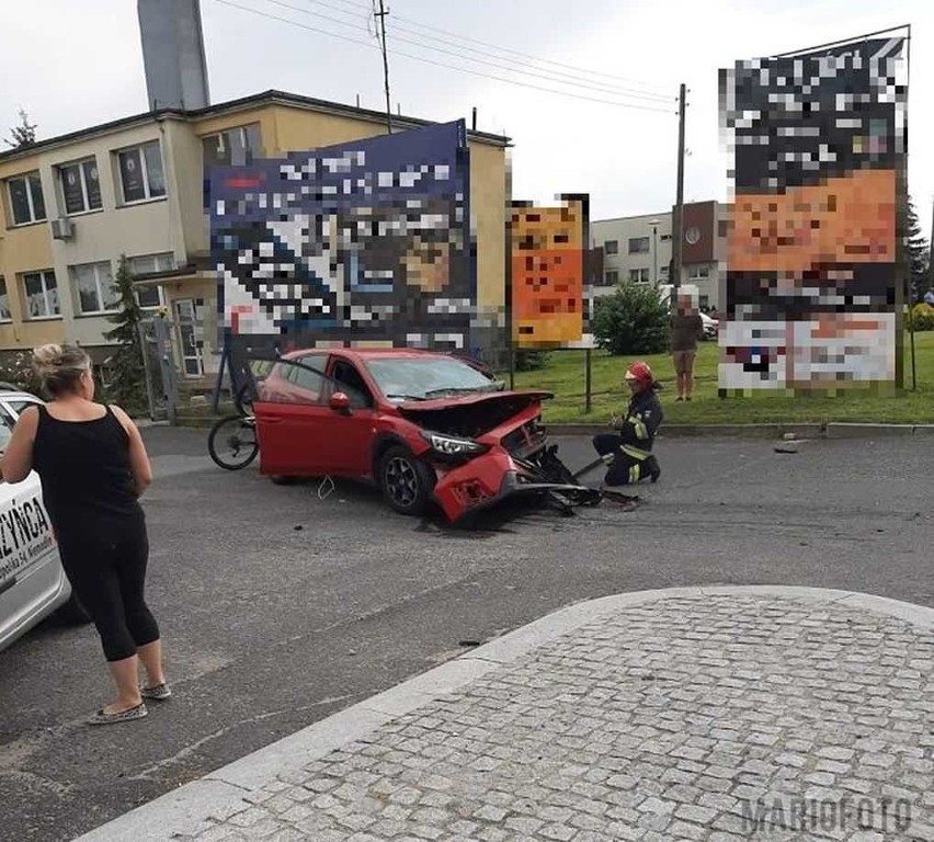 Wypadek na ul. Opolskiej w Niemodlinie. Siedem osób...