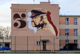 Szkoła w Łukowie z nowym muralem. Zobacz wideo