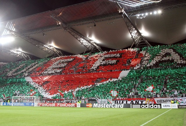 Choreografia Legii „UEFA - Ultra Extreme Fanatical Atmosphere” tylko przez pewien czas prowadziła w plebiscycie