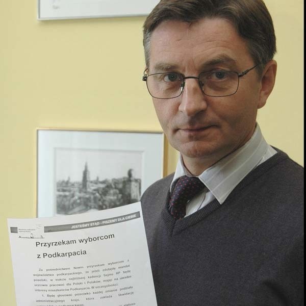 We wrześniu ub. r. Marek Kuchciński z chęcią podpisał deklarację.