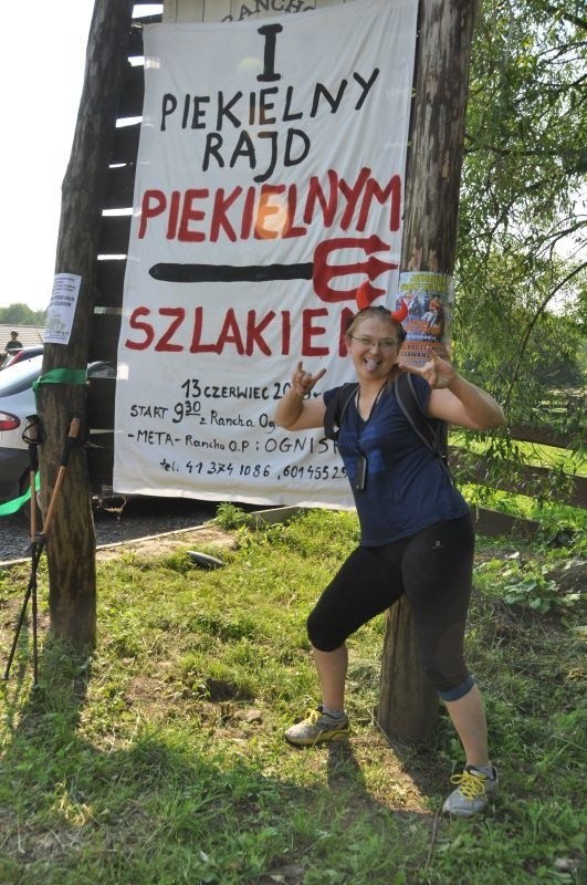 Stąporkowski rajd w "piekielnej" aurze. Otwarto kolejny odcinek Piekielnego Szlaku