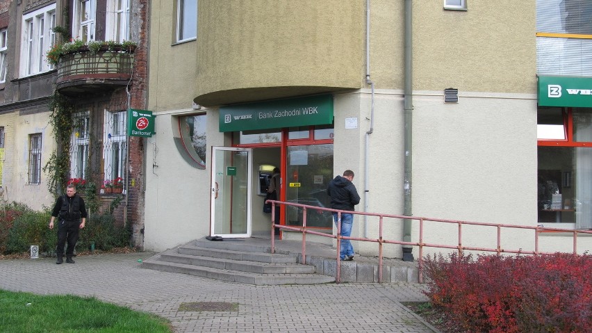 Wrocław, napad na bank przy Glinianej