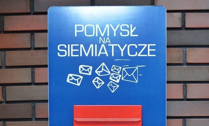 Siemiatyczanie mogą zgłaszać pomysły na nowe inwestycje, ale...