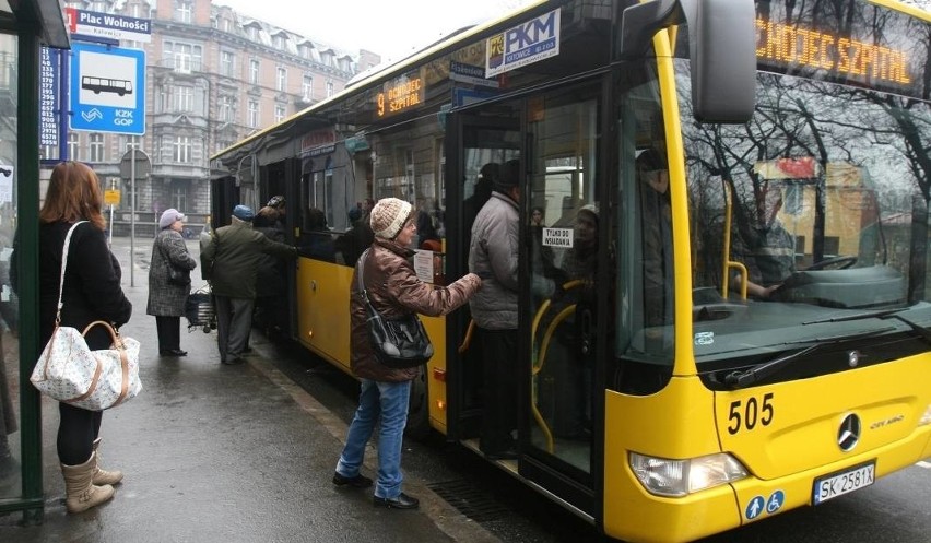 Kilka autobusów KZK GOP pojedzie inną trasą