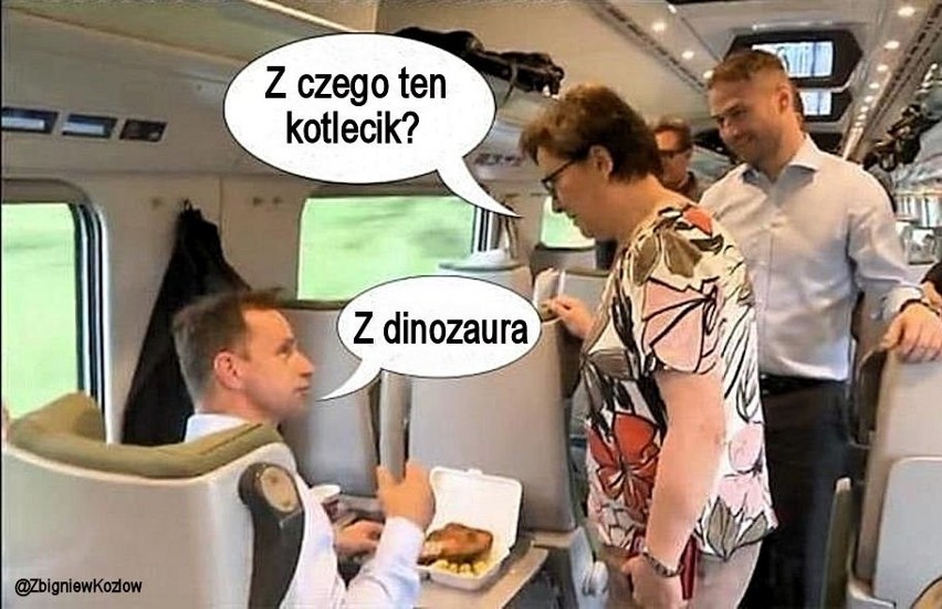 Ewa Kopacz i dinozaury. Internauci szybko skomentowali wpadkę byłej premier [MEMY]