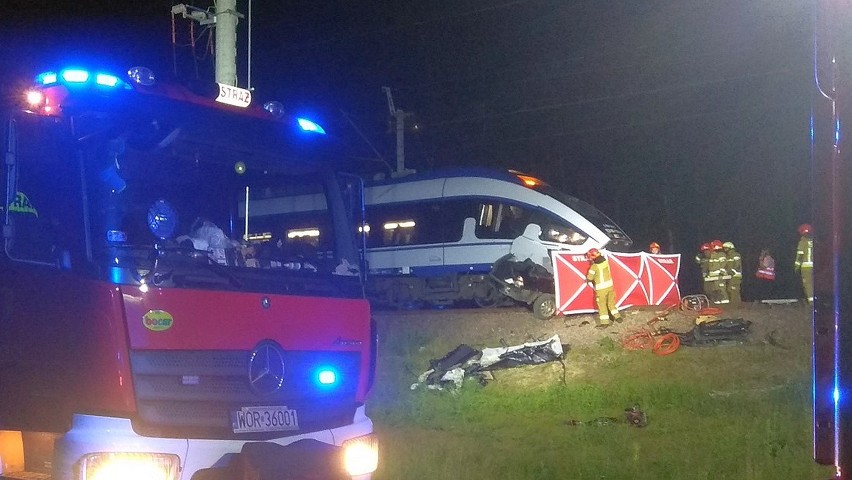 Uścianek Wielki. Wypadek śmiertelny na przejeździe...