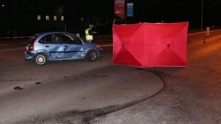 Wypadek motocyklisty Bytom ul. Strzelców Bytomskich