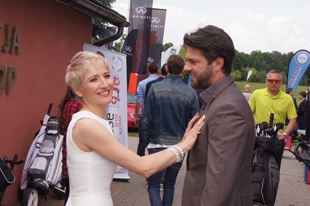 Magda Steczkowska i Olivier Janiak na Silesia Business @ Life Golf Club