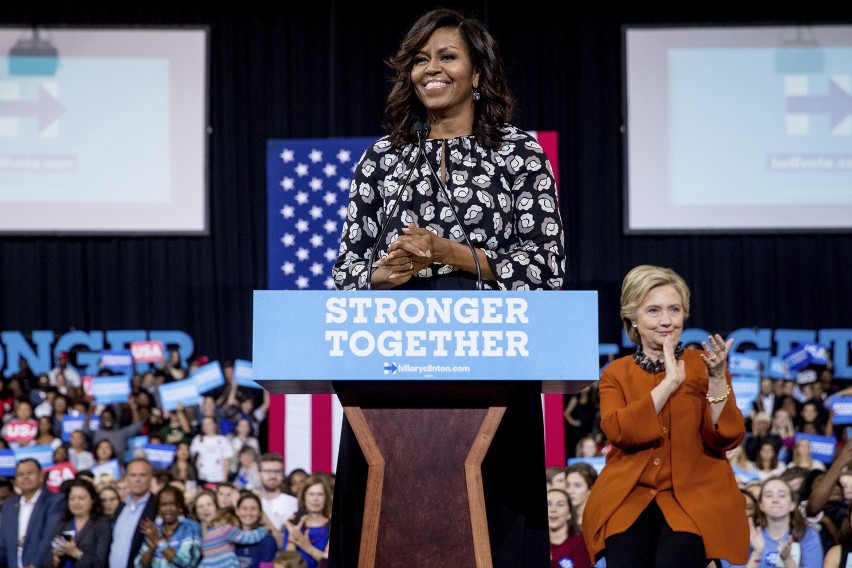 Michelle Obama po raz pierwszy wystąpiła razem z Hillary...