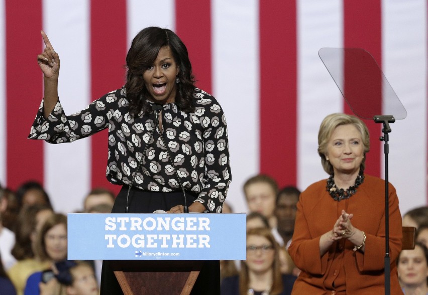 Michelle Obama po raz pierwszy wystąpiła razem z Hillary...