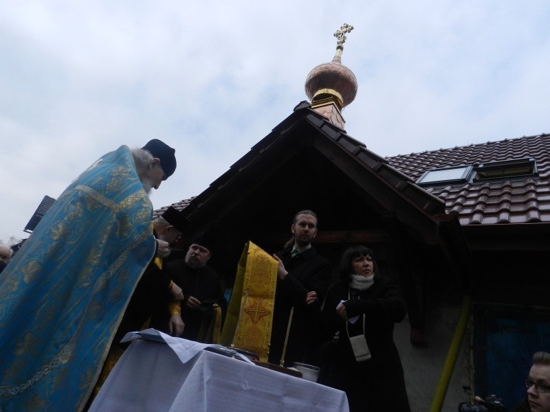 Wierni tutejszej parafii prawosławnej pw. Ikony Bogurodzicy...