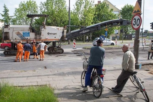 Dziś rozpoczęte zostały kolejne prace związane z tzw rewolucją transportową w Słupsku.