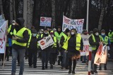 Mieszkańcy sołectw w Czerwionce-Leszczynach nie chcą budowy linii kolejowej CPK. Wyszli na ulice: Z naszym głosem nikt się nie liczy