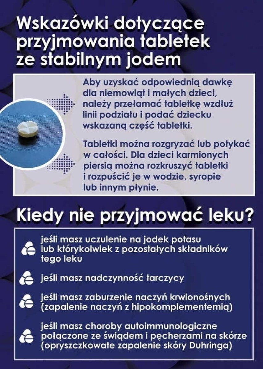 Gdzie jodek potasu będzie wydawany w powiecie staszowskim? Zobacz listę miejsc w poszczególnych gminach