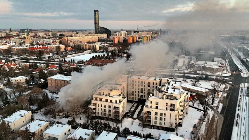 W sobotę (20 stycznia) na Krzykach we Wrocławiu wybuchł...